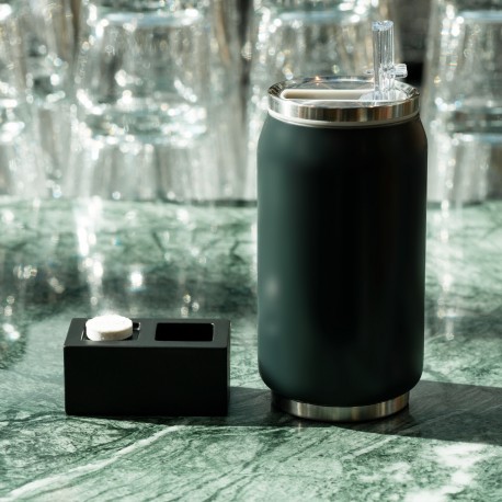 Cann type bottle matt black